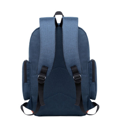 Large Capacity Outdoor Leisure Breathable Multi-function Notebook Tablet Backpack (Blue)-garmade.com