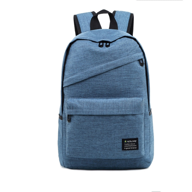 Outdoor Casual Breathable Multi-function Notebook Tablet Backpack (Blue)-garmade.com