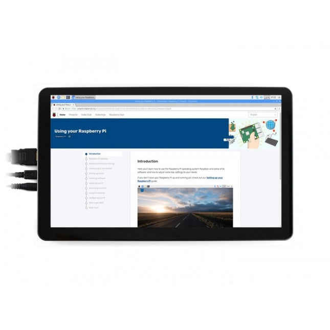 Waveshare 15.6 inch 1920x1080 IPS HDMI LCD (H) Capacitive Touch Screen with Case-garmade.com