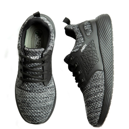 Jiefu Portable And Breathable Electrical Insulating Labor Protection Shoes (Color:Grey Size:36)-garmade.com