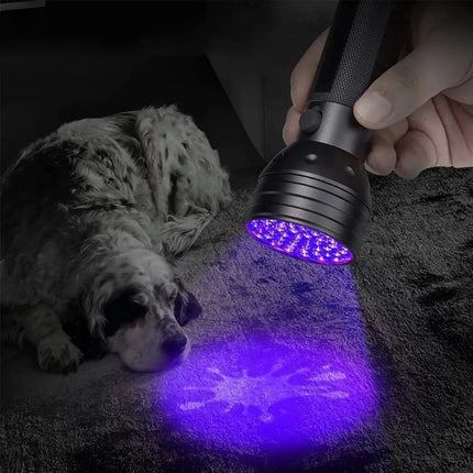 YWXLight 51 LEDs 395nm UV LED Flashlight, Support Detect Pet Urine-garmade.com