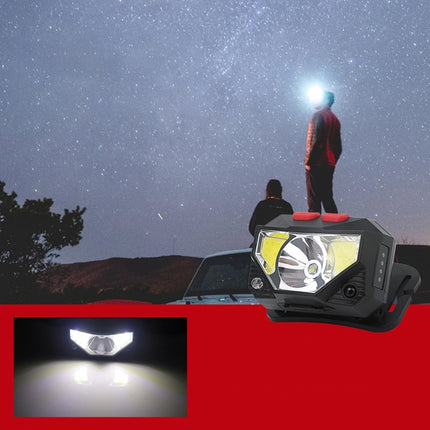 YWXLight XPG+COB Charging Induction Strong Light Headlight with Power Display-garmade.com