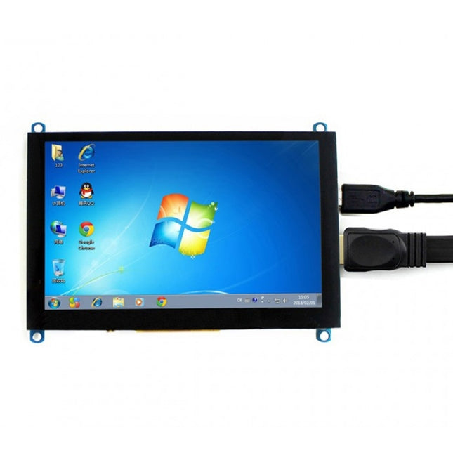 WAVESHARE 5 Inch HDMI LCD (H) 800x480 Touch Screen for Raspberry Pi Supports Various Systems-garmade.com