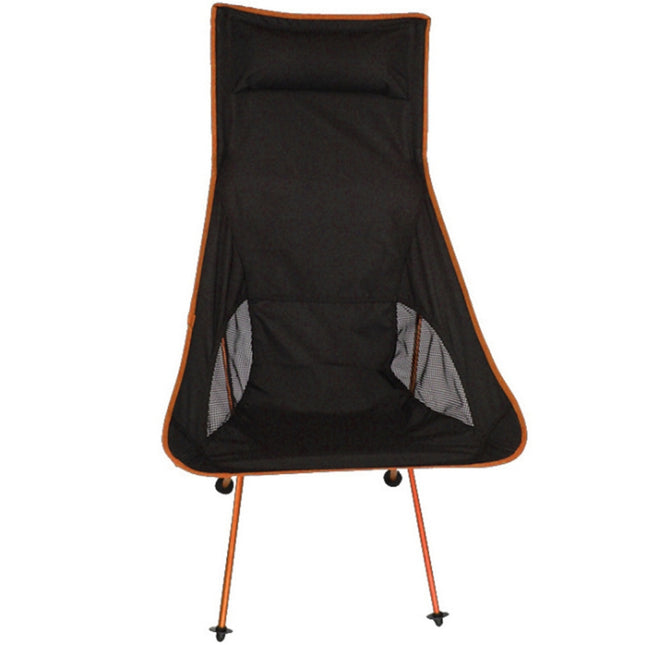 Outdoor Portable Folding Camping Chair Light Fishing Beach Chair Aviation Aluminum Alloy Backrest Recliner-garmade.com