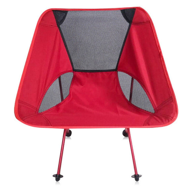 Outdoor Portable Folding Camping Chair Light Fishing Beach Chair Aviation Aluminum Alloy Backrest Recliner-garmade.com