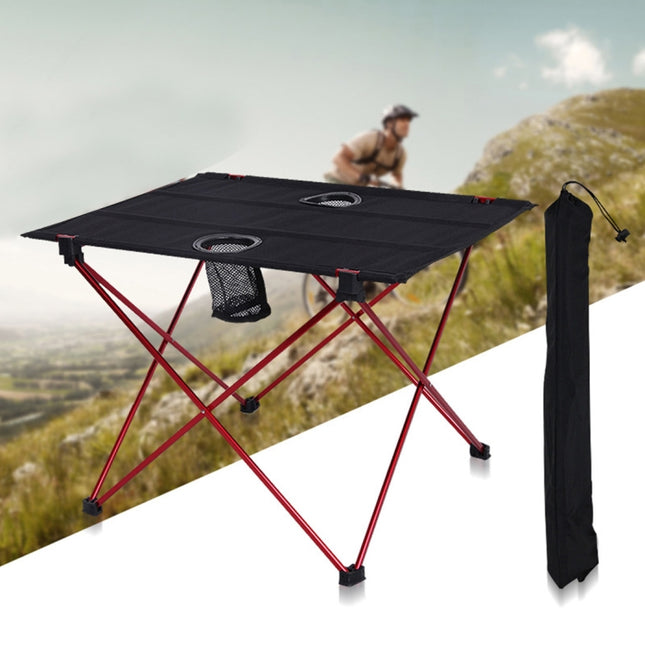 Outdoor Camping Portable Light Folding Table Oxford Cloth Aviation Aluminum Picnic Barbecue Table-garmade.com