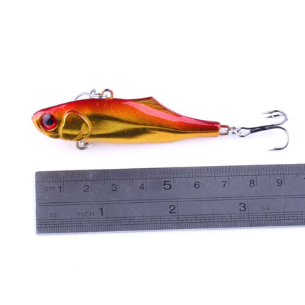 HENGJIA VI026 7cm/24g Full Swimming Layer Plastic Hard Baits Fishing Lures Set Tackle Baits, Bagged (2#)-garmade.com