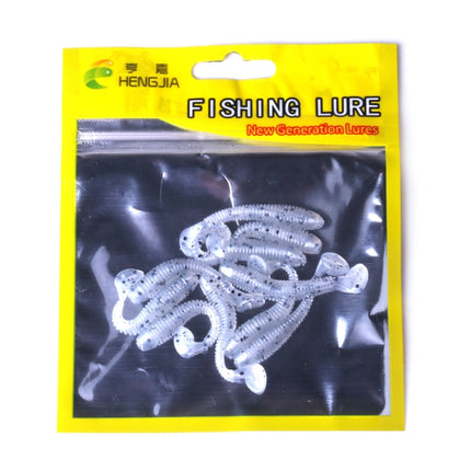 HENGJIA SO041 5cm/0.6g 10 PCS Fishing Wobbler Soft Jigging Fishing Lure Worm Swimbaits Silicone Bait-garmade.com