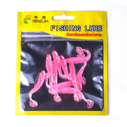 HENGJIA SO041 5cm/0.6g 10 PCS Fishing Wobbler Soft Jigging Fishing Lure Worm Swimbaits Silicone Bait-garmade.com