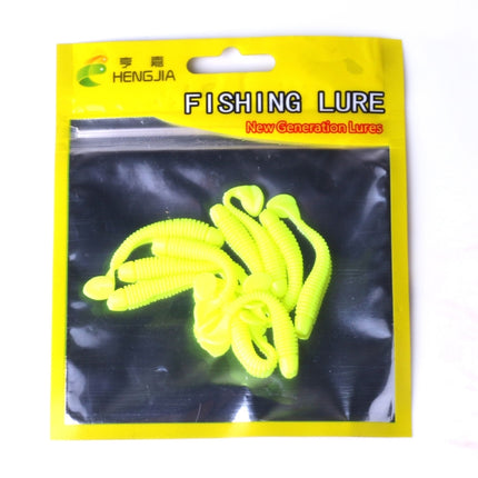 HENGJIA SO041 5cm/0.6g 10 PCS Fishing Wobbler Soft Jigging Fishing Lure Worm Swimbaits Silicone Bait-garmade.com