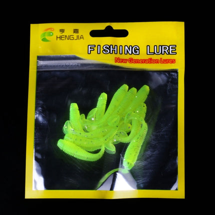 HENGJIA SO041 5cm/0.6g 10 PCS Fishing Wobbler Soft Jigging Fishing Lure Worm Swimbaits Silicone Bait-garmade.com