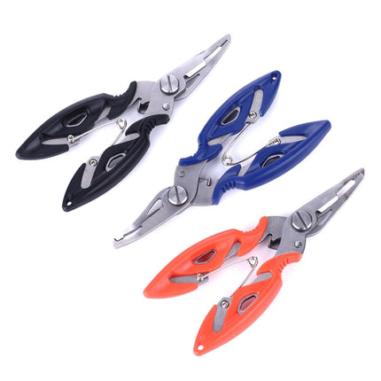 HENGJIA QT014 Multifunctional Stainless Steel Jaw Fishing Pliers Scissors Hook Removal Tool Line Cutter Fishing Tackle-garmade.com
