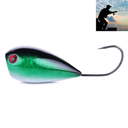 HENGJIA PO036 8cm/13g Big Mouth Single Hook Hitting Water Wave Hard Bait Lure Outdoor Fishing Gear Lure Fishing Bait Fishing Tackle (PO036-2)-garmade.com