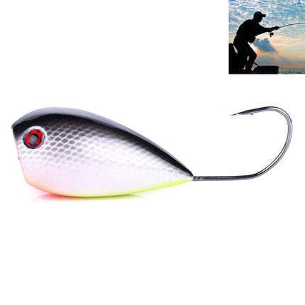 HENGJIA PO036 8cm/13g Big Mouth Single Hook Hitting Water Wave Hard Bait Lure Outdoor Fishing Gear Lure Fishing Bait Fishing Tackle (PO036-3)-garmade.com