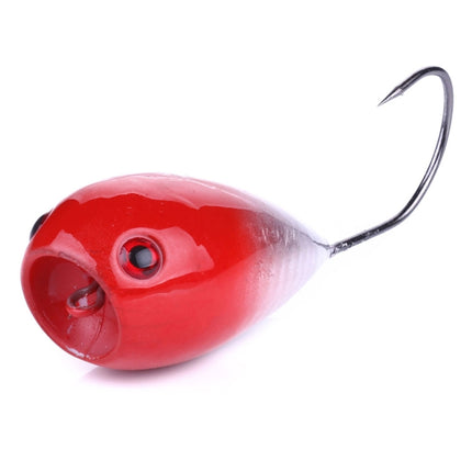 HENGJIA PO036 8cm/13g Big Mouth Single Hook Hitting Water Wave Hard Bait Lure Outdoor Fishing Gear Lure Fishing Bait Fishing Tackle (PO036-5)-garmade.com