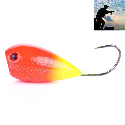 HENGJIA PO036 8cm/13g Big Mouth Single Hook Hitting Water Wave Hard Bait Lure Outdoor Fishing Gear Lure Fishing Bait Fishing Tackle (PO036-6)-garmade.com