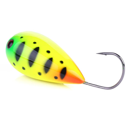 HENGJIA PO036 8cm/13g Big Mouth Single Hook Hitting Water Wave Hard Bait Lure Outdoor Fishing Gear Lure Fishing Bait Fishing Tackle (PO036-7)-garmade.com