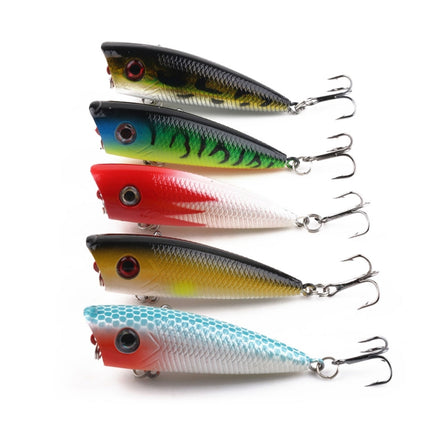 HENGJIA PO035 6cm/6g Simulation Hard Baits Fishing Lures Tackle Baits Fit Saltwater and Freshwater (1#)-garmade.com