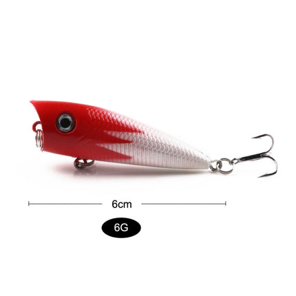 HENGJIA PO035 6cm/6g Simulation Hard Baits Fishing Lures Tackle Baits Fit Saltwater and Freshwater (3#)-garmade.com