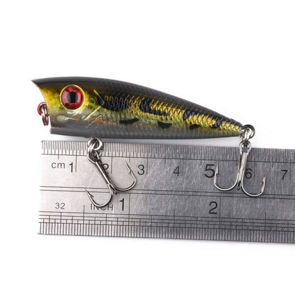 HENGJIA PO035 6cm/6g Simulation Hard Baits Fishing Lures Tackle Baits Fit Saltwater and Freshwater (3#)-garmade.com