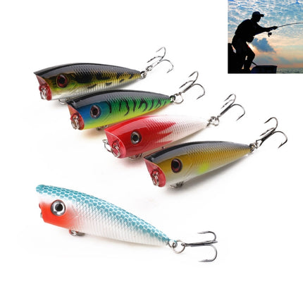 HENGJIA PO035 6cm/6g 5 PCS Simulation Hard Baits Fishing Lures Set Tackle Baits Fit Saltwater and Freshwater-garmade.com