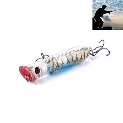 HENGJIA PO032 8cm/12g Simulation Hard Baits Fishing Lures with Hooks Tackle Baits Fit Saltwater and Freshwater (1#)-garmade.com