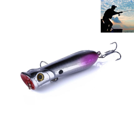 HENGJIA PO032 8cm/12g Simulation Hard Baits Fishing Lures with Hooks Tackle Baits Fit Saltwater and Freshwater (2#)-garmade.com