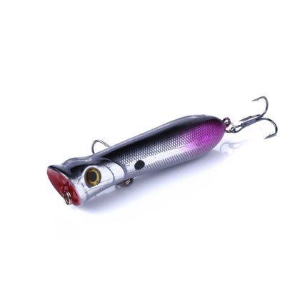 HENGJIA PO032 8cm/12g Simulation Hard Baits Fishing Lures with Hooks Tackle Baits Fit Saltwater and Freshwater (2#)-garmade.com