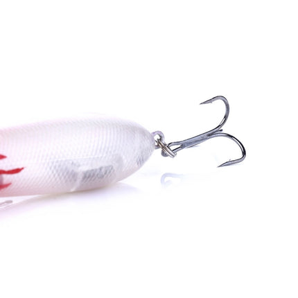 HENGJIA PO032 8cm/12g Simulation Hard Baits Fishing Lures with Hooks Tackle Baits Fit Saltwater and Freshwater (3#)-garmade.com