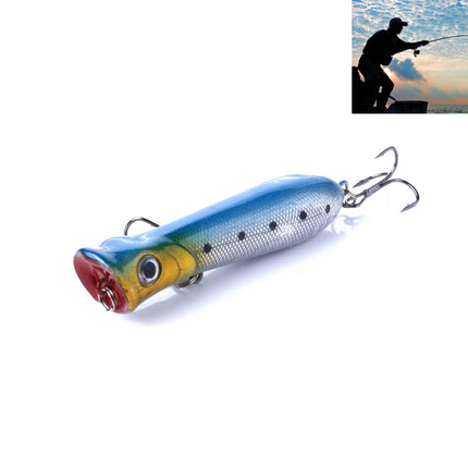 HENGJIA PO032 8cm/12g Simulation Hard Baits Fishing Lures with Hooks Tackle Baits Fit Saltwater and Freshwater (4#)-garmade.com