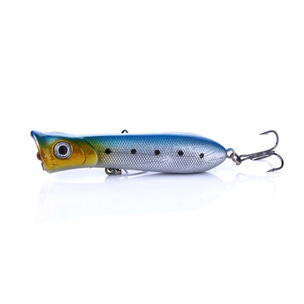 HENGJIA PO032 8cm/12g Simulation Hard Baits Fishing Lures with Hooks Tackle Baits Fit Saltwater and Freshwater (4#)-garmade.com