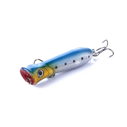 HENGJIA PO032 8cm/12g Simulation Hard Baits Fishing Lures with Hooks Tackle Baits Fit Saltwater and Freshwater (4#)-garmade.com