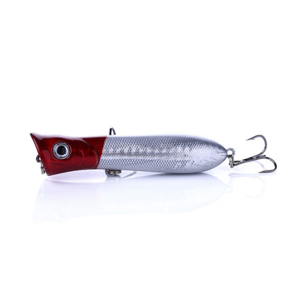 HENGJIA PO032 8cm/12g Simulation Hard Baits Fishing Lures with Hooks Tackle Baits Fit Saltwater and Freshwater (5#)-garmade.com