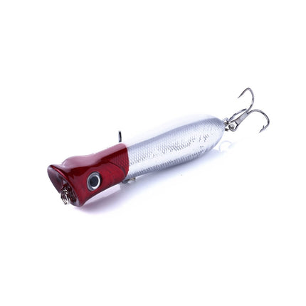 HENGJIA PO032 8cm/12g Simulation Hard Baits Fishing Lures with Hooks Tackle Baits Fit Saltwater and Freshwater (5#)-garmade.com