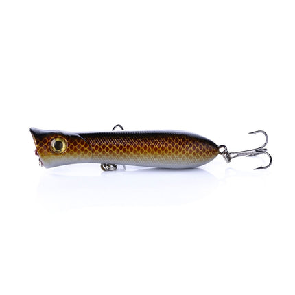 HENGJIA PO032 8cm/12g Simulation Hard Baits Fishing Lures with Hooks Tackle Baits Fit Saltwater and Freshwater (7#)-garmade.com