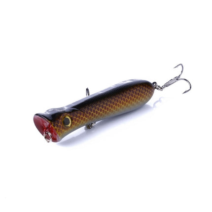 HENGJIA PO032 8cm/12g Simulation Hard Baits Fishing Lures with Hooks Tackle Baits Fit Saltwater and Freshwater (7#)-garmade.com