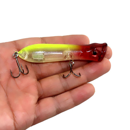 HENGJIA PO032 8cm/12g Simulation Hard Baits Fishing Lures with Hooks Tackle Baits Fit Saltwater and Freshwater (8#)-garmade.com