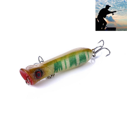 HENGJIA PO032 8cm/12g Simulation Hard Baits Fishing Lures with Hooks Tackle Baits Fit Saltwater and Freshwater (10#)-garmade.com