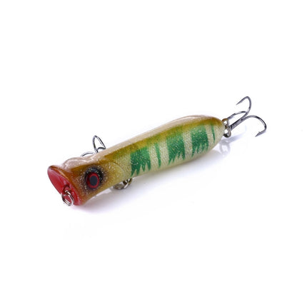 HENGJIA PO032 8cm/12g Simulation Hard Baits Fishing Lures with Hooks Tackle Baits Fit Saltwater and Freshwater (10#)-garmade.com