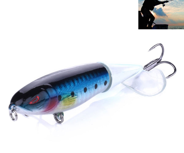 Luminous LED Fishing Lures Electric Rechargeable Green Hard Fishing Lure  with Treble Hook for Bass Trout Freshwater Saltwater 