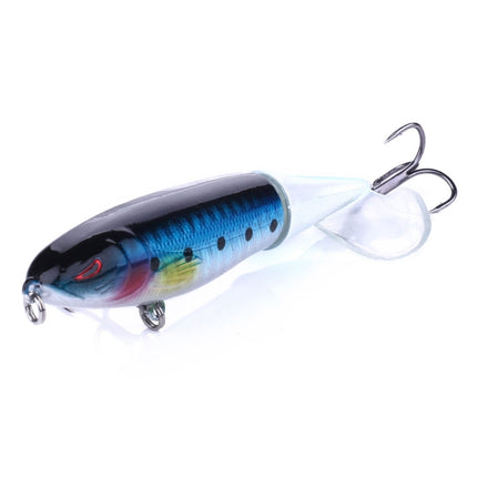 HENGJIA PE018 10cm/13g Propeller Tractor Shaped Hard Baits Fishing Lures Tackle Baits Fit Saltwater and Freshwater (2#)-garmade.com