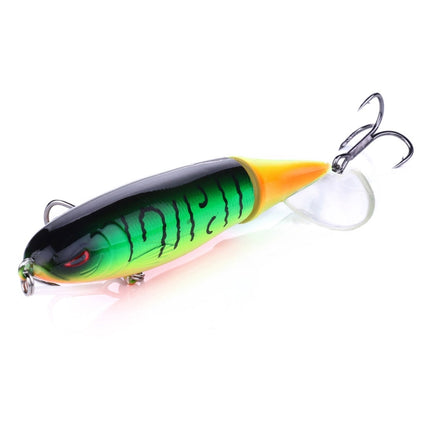 HENGJIA PE018 10cm/13g Propeller Tractor Shaped Hard Baits Fishing Lures Tackle Baits Fit Saltwater and Freshwater (4#)-garmade.com