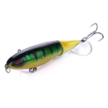 HENGJIA PE018 10cm/13g Propeller Tractor Shaped Hard Baits Fishing Lures Tackle Baits Fit Saltwater and Freshwater (5#)-garmade.com