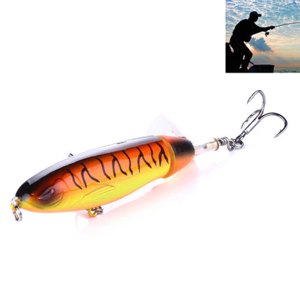HENGJIA PE018 10cm/13g Propeller Tractor Shaped Hard Baits Fishing Lures Tackle Baits Fit Saltwater and Freshwater (8#)-garmade.com