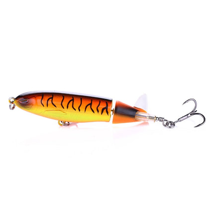 HENGJIA PE018 10cm/13g Propeller Tractor Shaped Hard Baits Fishing Lures Tackle Baits Fit Saltwater and Freshwater (8#)-garmade.com