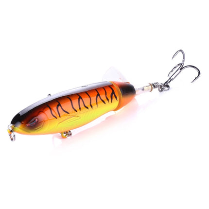 HENGJIA PE018 10cm/13g Propeller Tractor Shaped Hard Baits Fishing Lures Tackle Baits Fit Saltwater and Freshwater (8#)-garmade.com