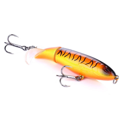 HENGJIA PE018 10cm/13g Propeller Tractor Shaped Hard Baits Fishing Lures Tackle Baits Fit Saltwater and Freshwater (8#)-garmade.com