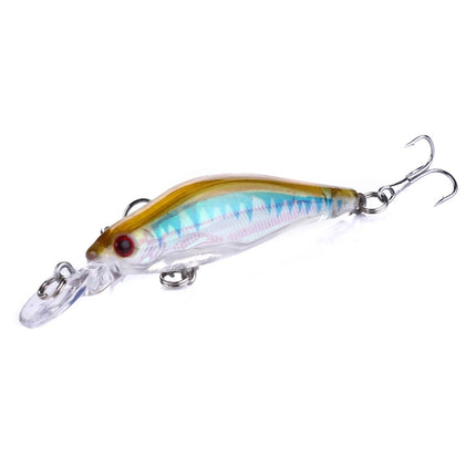 HENGJIA MI107 8cm/6g Simulation Hard Baits Fishing Lures Tackle Baits Fit Saltwater and Freshwater (1#)-garmade.com