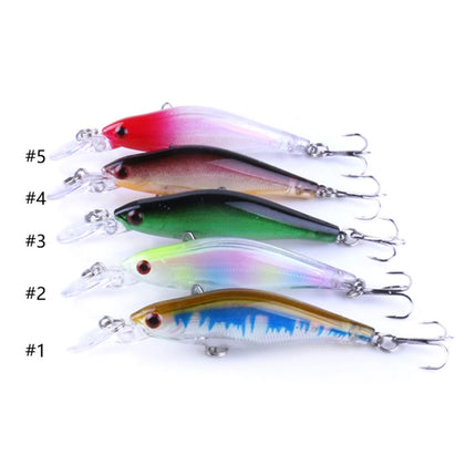 HENGJIA MI107 8cm/6g Simulation Hard Baits Fishing Lures Tackle Baits Fit Saltwater and Freshwater (1#)-garmade.com