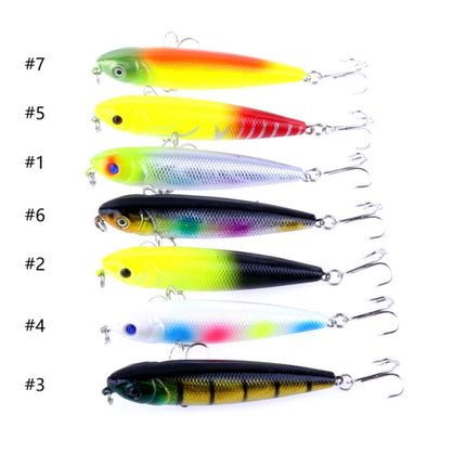 HENGJIA PE006 8cm/8.5g Hard Baits Fishing Lures Tackle Baits Fit Saltwater and Freshwater (1#)-garmade.com